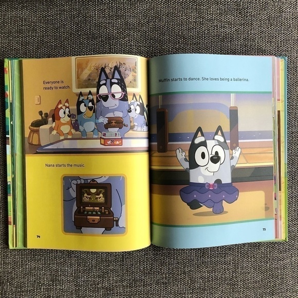 Moose Bluey 5 Minute Stories Hardcover Book Bedtime Kids Baby Book - Picture 9 of 12